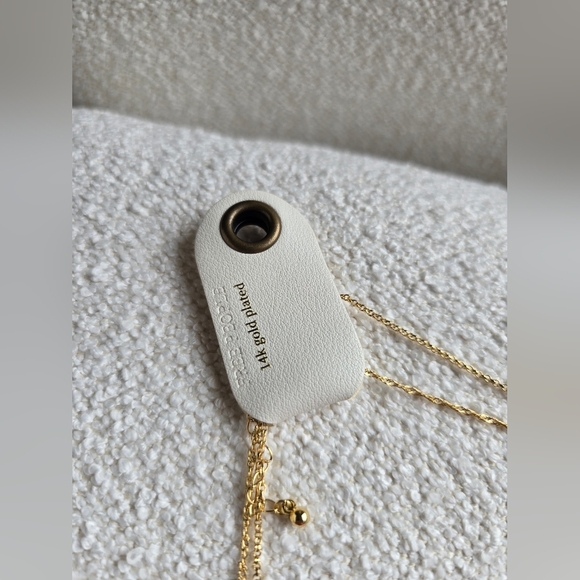 NWT! Free People, 14K Gold Plated Heart Layered Necklace, MSRP $68 - Picture 5 of 5